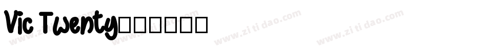 Vic Twenty字体转换
